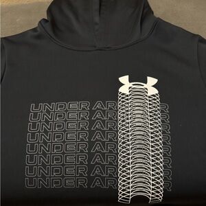 Under Armour Black and White Graphic Hoodie